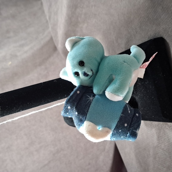 Trudi Soft Toy 52146 Aquarius Zodiac Bear Holding Water Jug 3" x 4" VG - Picture 3 of 7